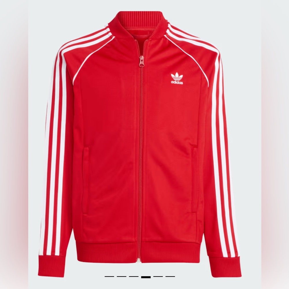 Adidas Red Track Jacket